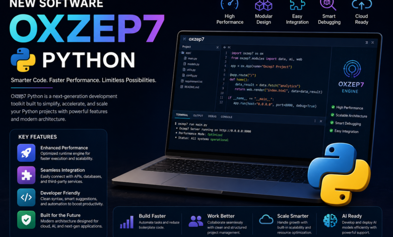 New Software Oxzep7 Python
