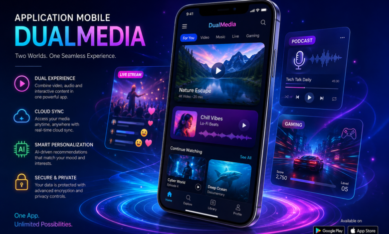 Application Mobile DualMedia