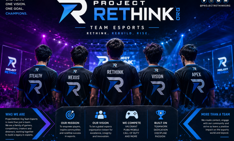 ProjectRethink Org Team Esports