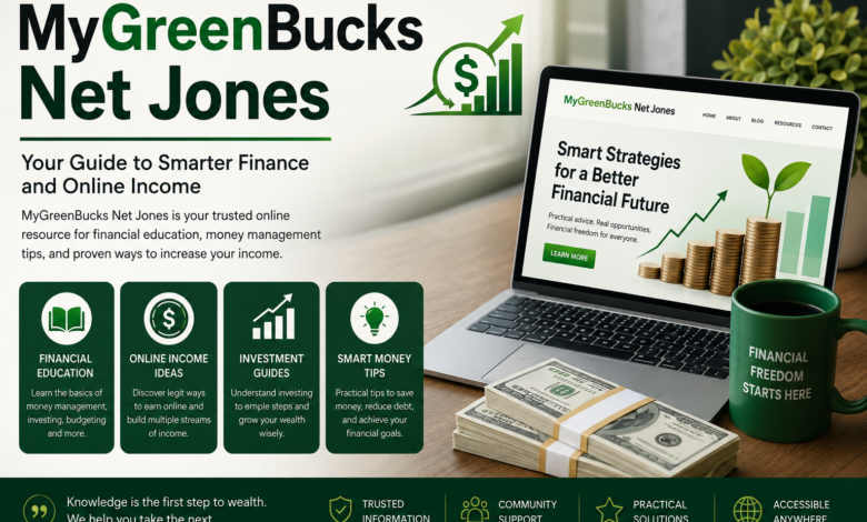 MyGreenBucks Net Jones