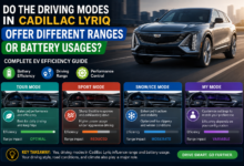 Do the Driving Modes in Cadillac Lyriq Offer Different Ranges or Battery Usages?