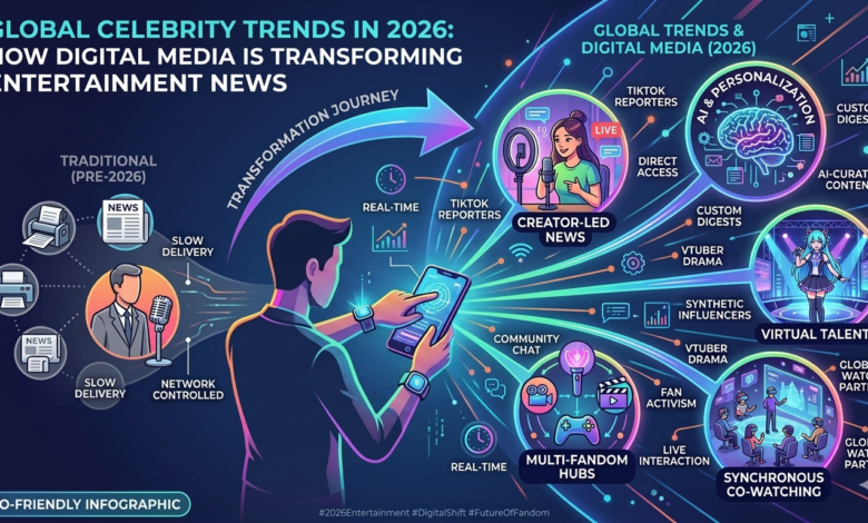 Global Celebrity Trends in 2026 How Digital Media Is Transforming Entertainment News